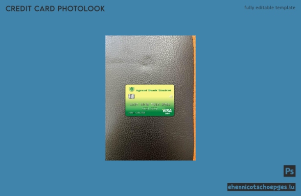 Bangladesh Agrani Bank Visa-Karte – Beispielansicht